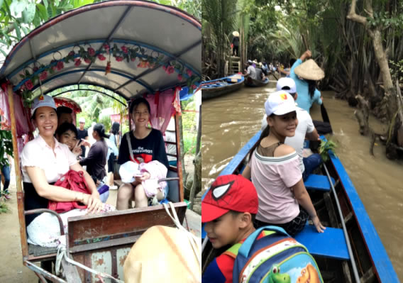 Đ2o chèo đi xe ngựa tour mỹ tho Bến Tre